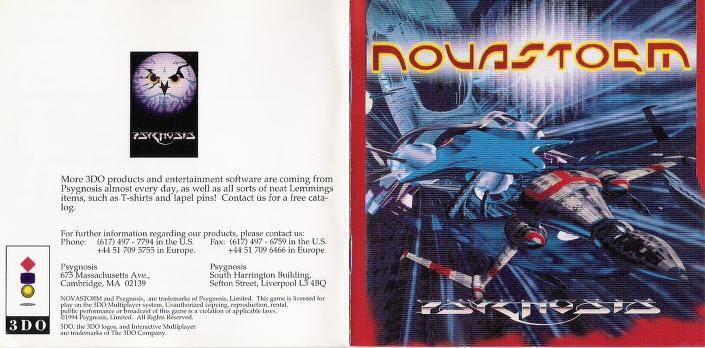 3DO Manual: Novastorm (1994)(Psygnosis)(US) : Free Download 