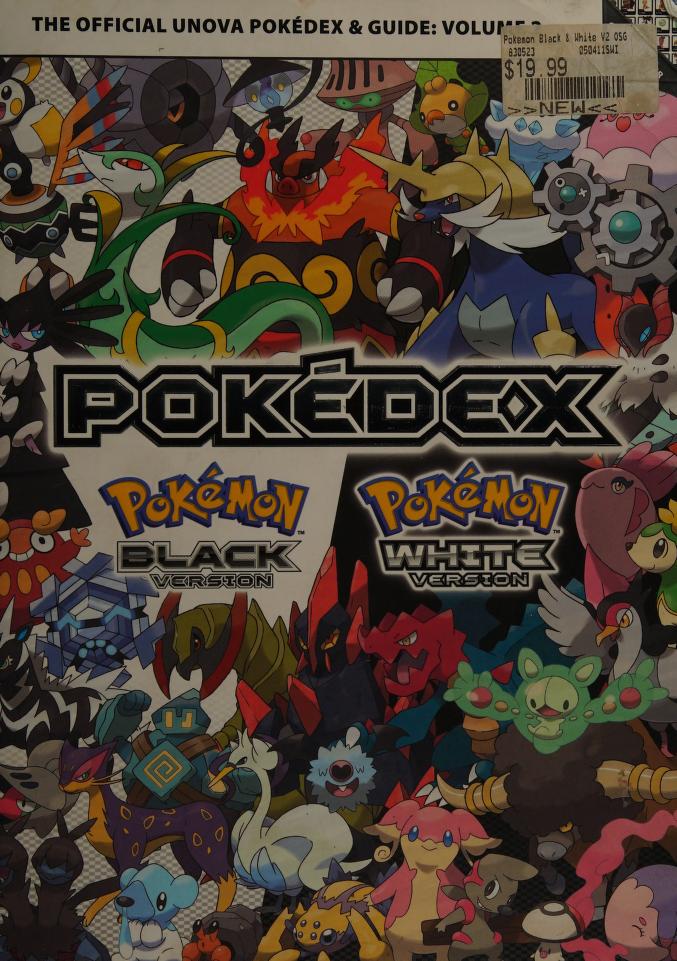 Pokemon Black & White Versions Official National Pokedex Strategy Game Guide